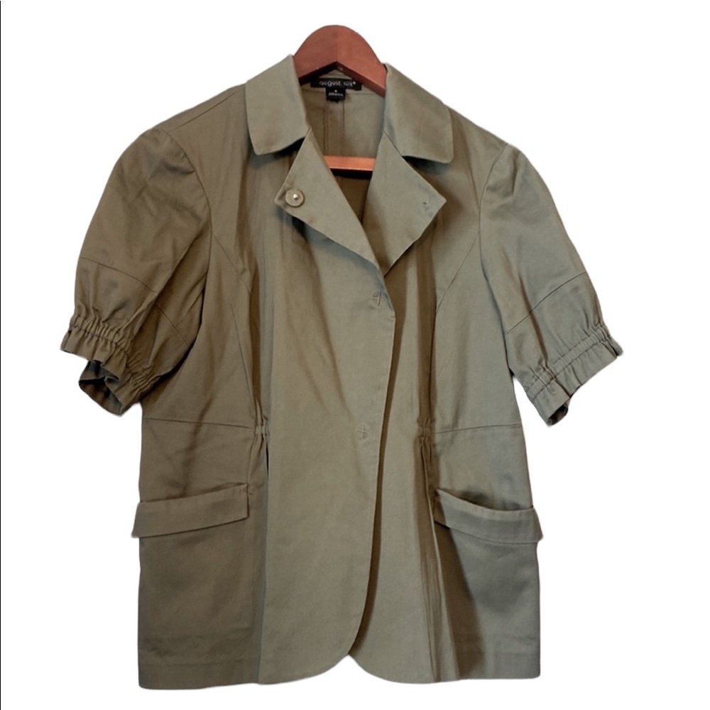 August Silk Brand Army Green Pant Suit